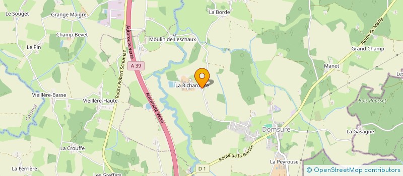 localisation de l'entreprise SCEA ROBIN FERME DE LA RICHARDIERE à DOMSURE