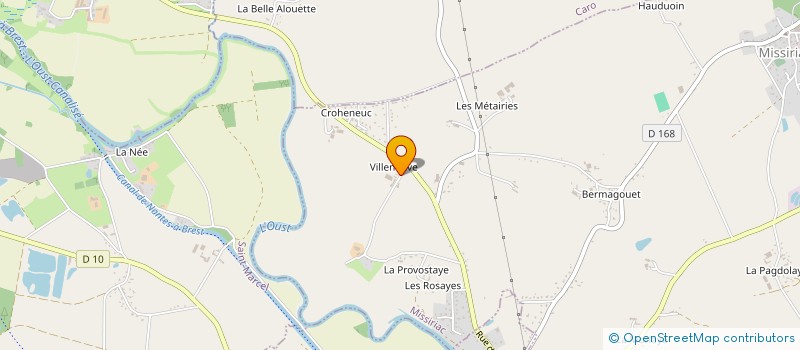 localisation de l'entreprise SCEA ROLLAND DANIEL à RUFFIAC
