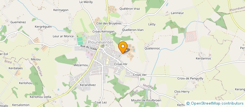 localisation de l'entreprise SCEA ROMAIN RIOU à PLOUNEVENTER