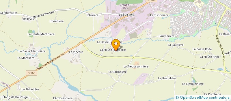 localisation de l'entreprise SCEA RONDEAU à LES HERBIERS