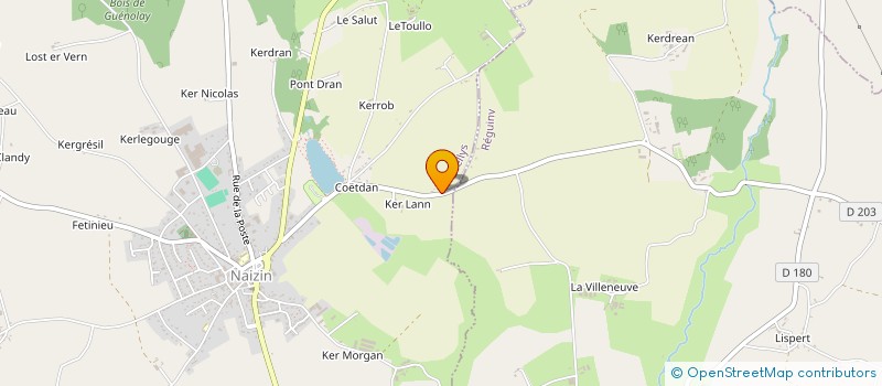 localisation de l'entreprise SCEA ROSE-I-LAIE  MOREAC