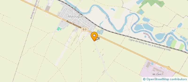 localisation de l'entreprise SCEA ROUGEAUX  MATOUGUES