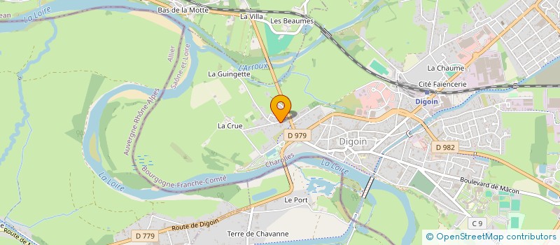 localisation de l'entreprise SCEA ROUGEMONT FRERES à DIGOIN