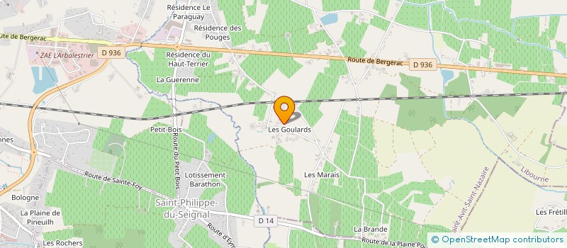 localisation de l'entreprise SCEA ROULET BERNEDE à SAINT-AVIT-SAINT-NAZAIRE