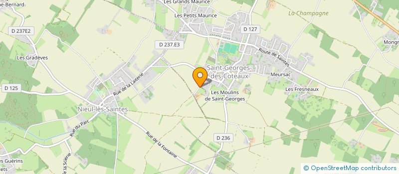 localisation de l'entreprise SCEA ROULLAUD-MARTIN  SAINT-GEORGES-DES-COTEAUX