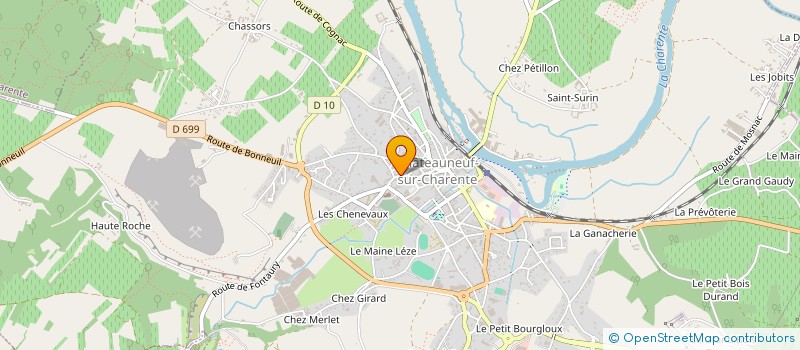 localisation de l'entreprise SCEA ROUTE JAUNE D'OR à BOUTEVILLE