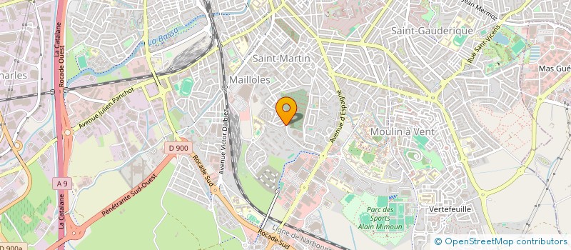 localisation de l'entreprise SCEA RUELLE ET BONIN  PERPIGNAN