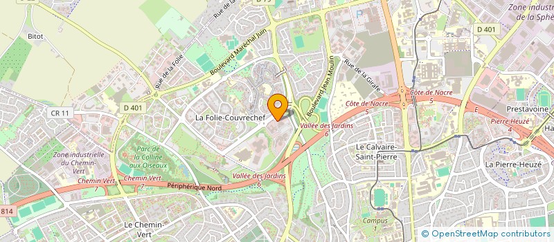 localisation de l'entreprise SCEA SAFER DE NORMANDIE à CAEN