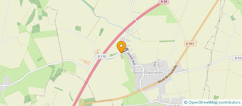 localisation de l'entreprise SCEA SAINT CORNELY  NOVY-CHEVRIERES