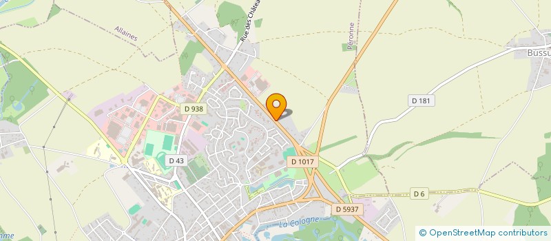 localisation de l'entreprise SCEA SAINT DENIS LESAGE  PERONNE