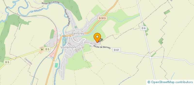 localisation de l'entreprise SCEA SAINT ETIENNE  CEINTREY