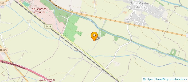 localisation de l'entreprise SCEA SAINT SERNIN  SAINT-MARTIN-LALANDE