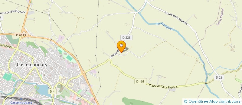 localisation de l'entreprise SCEA SAISSAC à CASTELNAUDARY