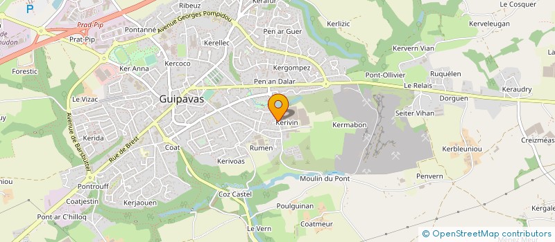 localisation de l'entreprise SCEA SAO EOL à GUIPAVAS