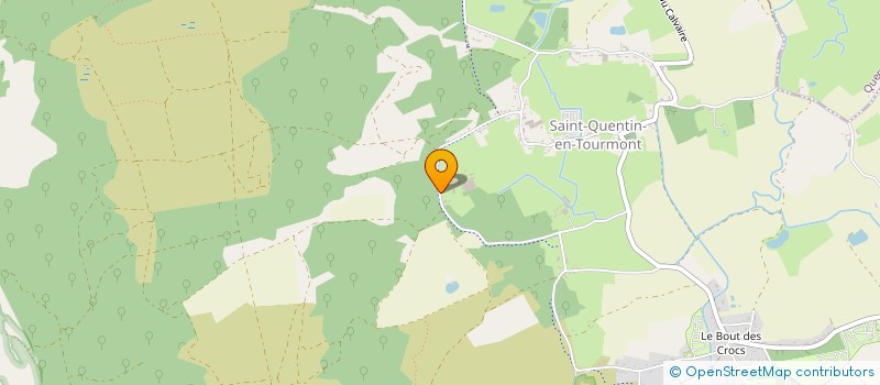 localisation de l'entreprise SCEA SAULES & PLANTES  SAINT-QUENTIN-EN-TOURMONT