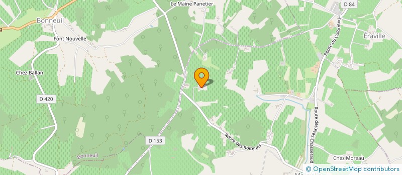 localisation de l'entreprise SCEA SAUZEAU à BELLEVIGNE