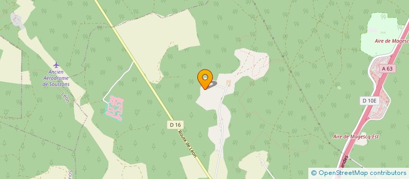 localisation de l'entreprise SCEA SAVEURS DES SOURCES  MAGESCQ