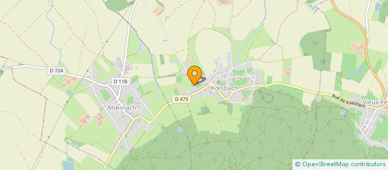 localisation de l'entreprise SCEA SCHNEIDER  KSTLACH