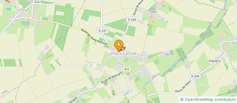 localisation de l'entreprise SCEA SEBIRE  VILLERS-CANIVET