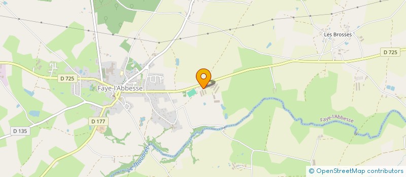 localisation de l'entreprise SCEA SEGOVOL à FAYE-L'ABBESSE