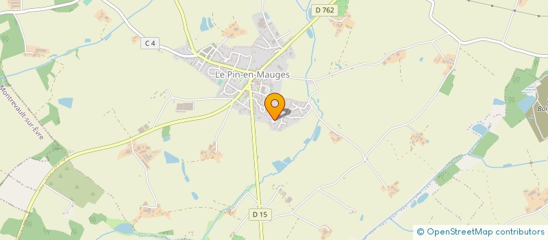 localisation de l'entreprise SCEA SEGUIN à BEAUPREAU-EN-MAUGES