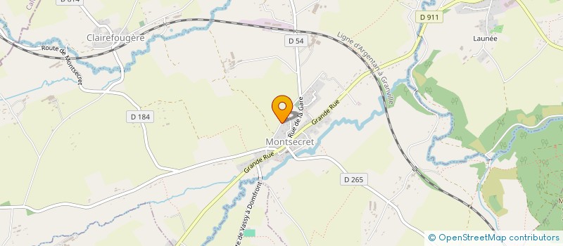 localisation de l'entreprise SCEA SEIGNEUL à MONTSECRET-CLAIREFOUGERE