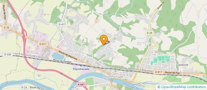 localisation de l'entreprise SCEA SENSAC à PEYREHORADE