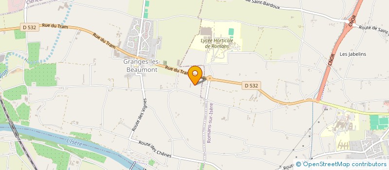 localisation de l'entreprise SCEA SERVIEN FRERES à GRANGES-LES-BEAUMONT