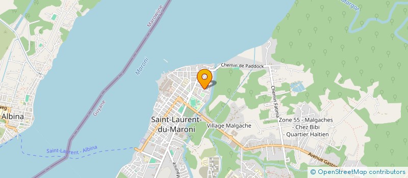 localisation de l'entreprise SCEA SG PLATEAU à SAINT-LAURENT-DU-MARONI