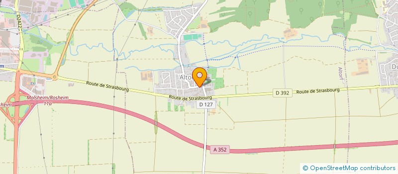 localisation de l'entreprise SCEA SIEHL  ERGERSHEIM