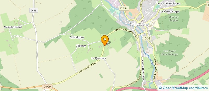 localisation de l'entreprise SCEA SILEX à SAINT-SAENS