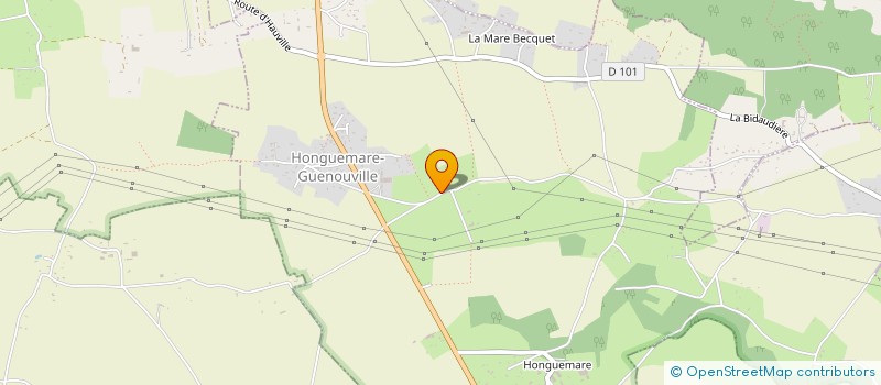 localisation de l'entreprise SCEA SIMON DEZELLUS  HONGUEMARE-GUENOUVILLE
