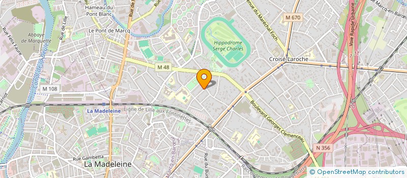 localisation de l'entreprise SCEA SIRPHE à MARCQ-EN-BARŒUL