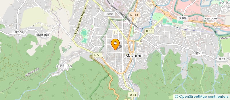 localisation de l'entreprise SCEA SLB  MAZAMET