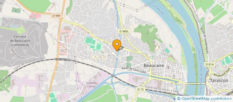 localisation de l'entreprise SCEA SOLEIL D ARGENCE  BEAUCAIRE