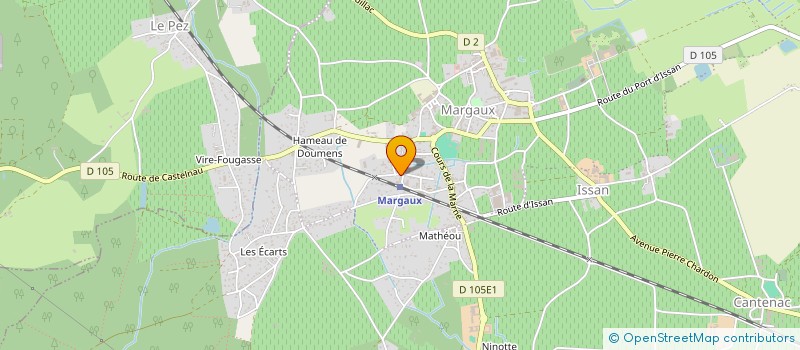 localisation de l'entreprise SCEA SOLUNI à MARGAUX-CANTENAC