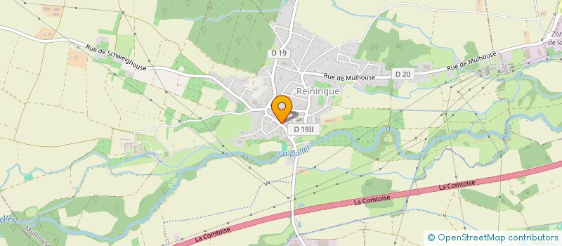 localisation de l'entreprise SCEA SPONY  REININGUE