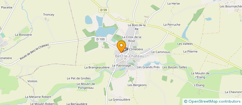 localisation de l'entreprise SCEA ST-HUBERT  CHANCEAUX-PRES-LOCHES