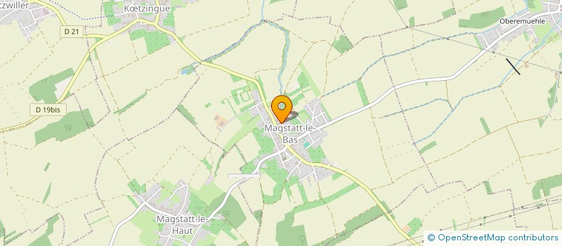 localisation de l'entreprise SCEA SUTTER - BUBENDORF  MAGSTATT-LE-BAS