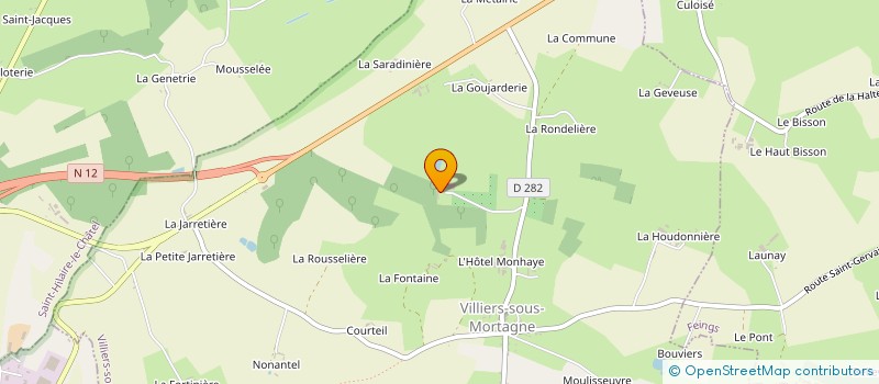 localisation de l'entreprise SCEA TAPERE à VILLIERS-SOUS-MORTAGNE