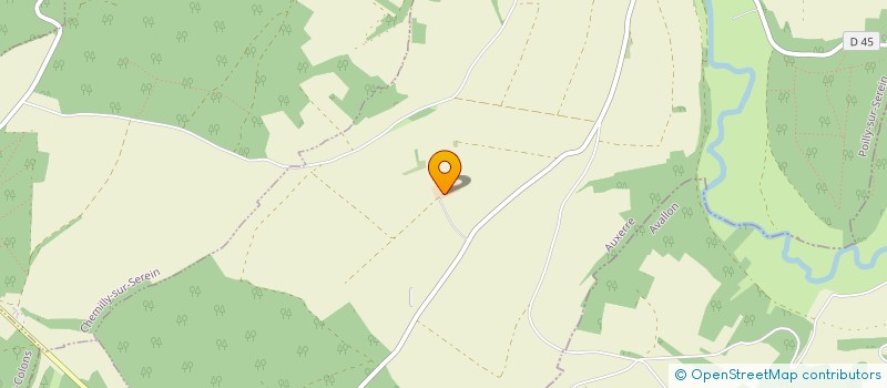 localisation de l'entreprise SCEA TAVENEAU  POILLY-SUR-SEREIN