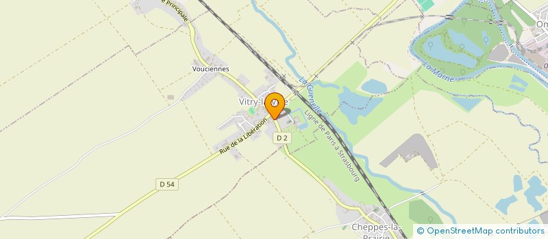 localisation de l'entreprise SCEA TENDART  VITRY-LA-VILLE