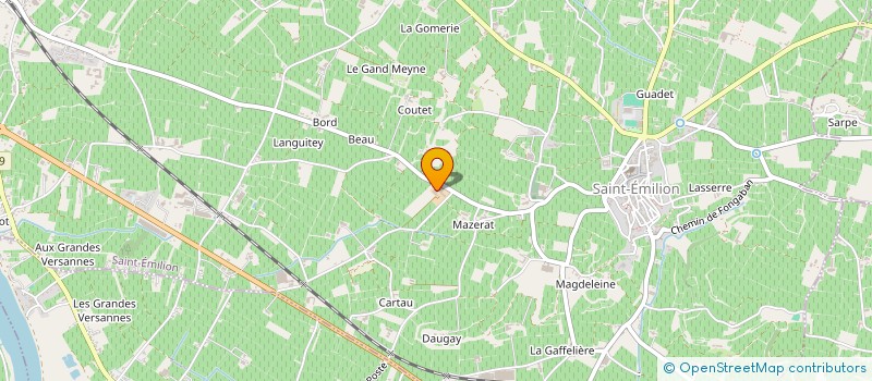 localisation de l'entreprise SCEA TERRAS LE HENANFF à SAINT-EMILION