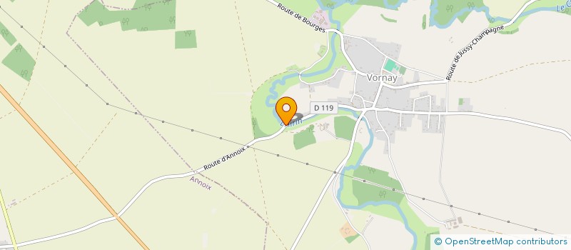 localisation de l'entreprise SCEA TERRES BERRICHONNES  VORNAY