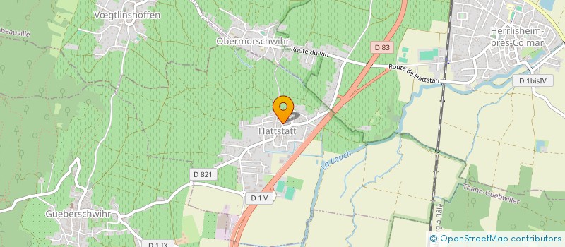 localisation de l'entreprise SCEA THOMANN - HORN  HATTSTATT