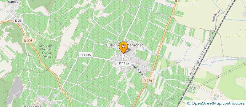 localisation de l'entreprise SCEA THUSSEAU MICHEL ET SES ENFANTS à PULIGNY-MONTRACHET