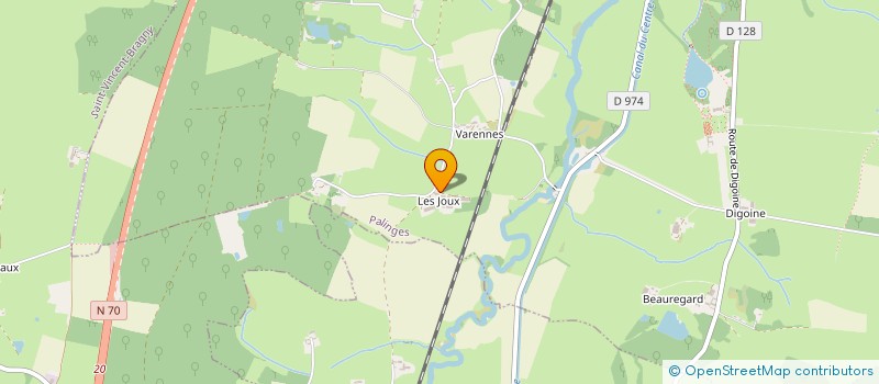 localisation de l'entreprise SCEA TOUILLON  PALINGES