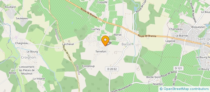 localisation de l'entreprise SCEA TOURNEUR ET COMPAGNIE  BARON