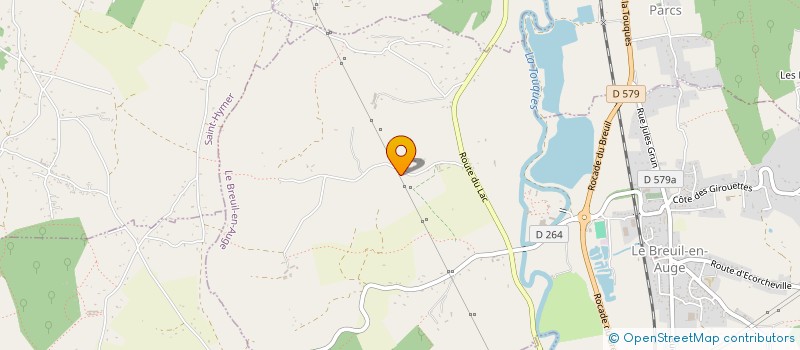 localisation de l'entreprise SCEA TOUTAINS DU BREUIL  LE BREUIL-EN-AUGE