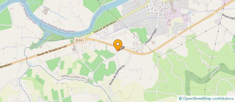 localisation de l'entreprise SCEA TRAULET à SAINTE LIVRADE SUR LOT